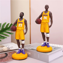 官方旗舰店官网正品新款创意篮球树脂摆件NBA球星科比同款大号站