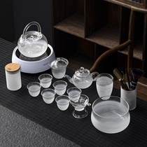 轻奢玻璃功夫茶具套装耐热红茶泡冲茶器家用会客办公室日式花茶壶