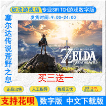 中文ns switch游戏 塞尔达传说荒野之息 旷野之息 数字版下载
