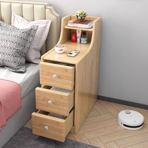 床头柜超窄小型实木加高家用卧室沙发夹缝床边柜储物收纳迷你柜子
