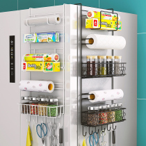 多功能冰箱挂架侧挂冰箱架厨房用品置物架纸巾侧面调味料收纳架子
