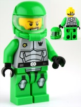 乐高 LEGO银河战队人仔gs009亮绿色石头碎裂者塑料拼装积木玩具新