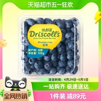 怡颗莓云南蓝莓新鲜水果酸甜口感125g*8盒中果