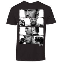 UFC194男士锐步康纳-麦格雷戈(嘴炮)黑色MMA综合格斗运动短袖T恤