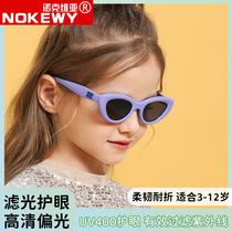 GM儿童太阳镜男童女孩子偏光防紫外线防晒墨镜韩版宝宝潮猫眼眼镜