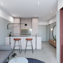 z57 最新国外住宅样板房设计单身公寓设计现代简约高级灰北欧风格