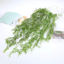 塑料仿真假花绿植墙上挂壁装饰花艺吊兰花藤植物藤条藤蔓
