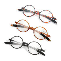 老人眼镜圆框复古老花镜 男女超轻圆框老花眼镜 舒适清晰经典
