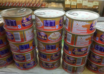 6盒包邮上海特产老牌子梅林八宝饭罐头350克方便米饭3年保质期