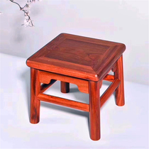 矮凳子红花梨木换鞋凳可拆卸富贵凳方凳子无钉子榫卯结构小椅子