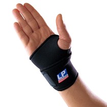 LP护腕单片式腕关节缠绕护套726 腕关节半指健身手套护具 单只