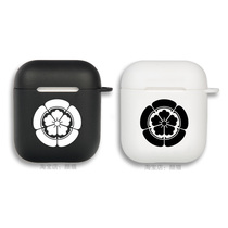 织田信长木瓜纹家徽耳机套适用Airpods保护壳2代苹果3代pro软硅胶