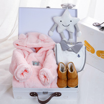 新生婴儿儿衣服见面礼盒满月宝宝冬套装纯棉加厚保暖冬季刚出生