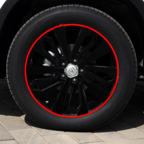 专用于18款长安CS75轮毂贴纸改装饰电镀轮胎圈擦痕睿智型保护贴膜