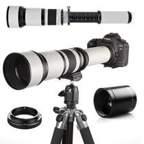 420-1600MM手动长焦镜头单反微单相机探月远拍适用于佳能尼康E口
