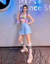 新款ds演出服爵士舞套装女现代舞蹈团队表演服韩版女团拉拉队服装