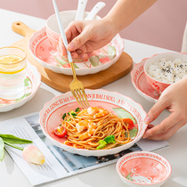 碗碟套装家用餐具组合轻奢日式中式高级感四人2022新款送礼乔迁