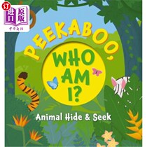 海外直订Peekaboo, What Am I?: My First Book of Shapes and Colors 躲猫猫，我是什么?:我的第一本形状与颜色的书