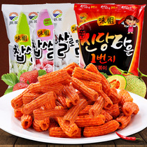 韩国进口九日牌辣炒年糕条传统糯米条草莓海苔打糕100g*2-5袋零食