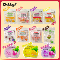 台湾风味dobby哆比百香果白桃芒果味巨峰葡萄80g袋装软糖喜糖零食