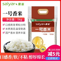 赛亚一号香米5kg  国产1号大米长粒米 籼米炒饭煮饭米10斤