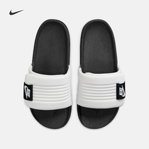 Nike耐克官方OFFCOURT SLIDE男子拖鞋夏季魔术贴一字拖轻便DQ9624