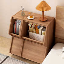 新疆包邮木质收纳柜家用客厅卧室桌面玩具零食柜可叠加书柜储物柜