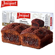 法国进口休闲零食Jacquet/雅乐可巧克力粒布朗尼蛋糕西式糕点心
