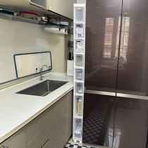 14CM厨房冰箱夹缝抽屉式收纳柜18宽超窄柜空间利用缝隙柜置物架