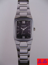 瑞士TANGIN天珺手表 耐磨恒朗钨钢石英表 女表T02253LWK 专柜正品