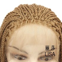 新品-Wig Fion Ladies Half Hand Hook Front Lace Chemical Fibe