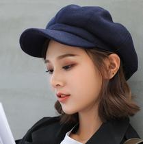 2023年女土少女年轻人女式帽子冬季新款时尚潮帽洋气可爱鸭舌帽